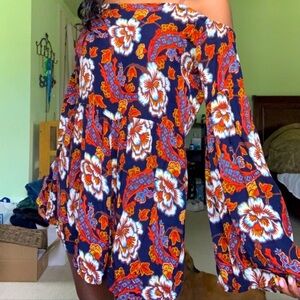 Urban Outfitters Out From Under Women’s XS Dreamy Days Gauze Floral Print Romper